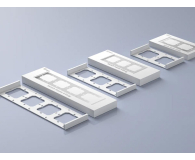 Sonoff Ramka do włącznika M5 80 potrójna 3-krotna M5-3C-80-FW (biał - 1489977 - zdjęcie 2